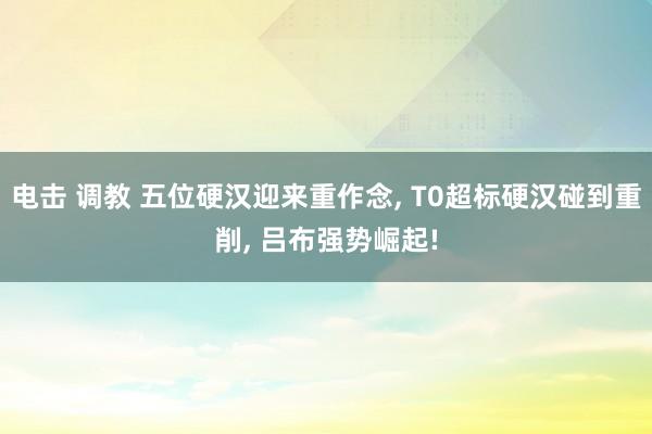 电击 调教 五位硬汉迎来重作念, T0超标硬汉碰到重削, 吕布强势崛起!