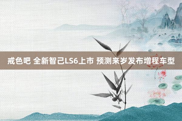 戒色吧 全新智己LS6上市 预测来岁发布增程车型