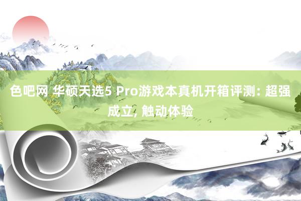 色吧网 华硕天选5 Pro游戏本真机开箱评测: 超强成立， 触动体验